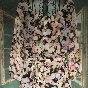 Lily Rose sheer short dress.